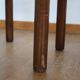 Pair of mulched bistro chairs