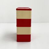 White and red cabinet model “4964” by Olaf Von Bohr for Kartell, 1970