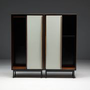 Modernist wardrobes by Willy Van Der Meeren for Tubax, Belgium, 1950s