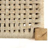 Scandinavian pine and rope stool, Sweden, 1960