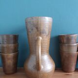 Digoin stoneware cider or orangeade service