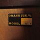 Mahogany bookcase, Danish design, 1970s, manufacturer: Omann Jun