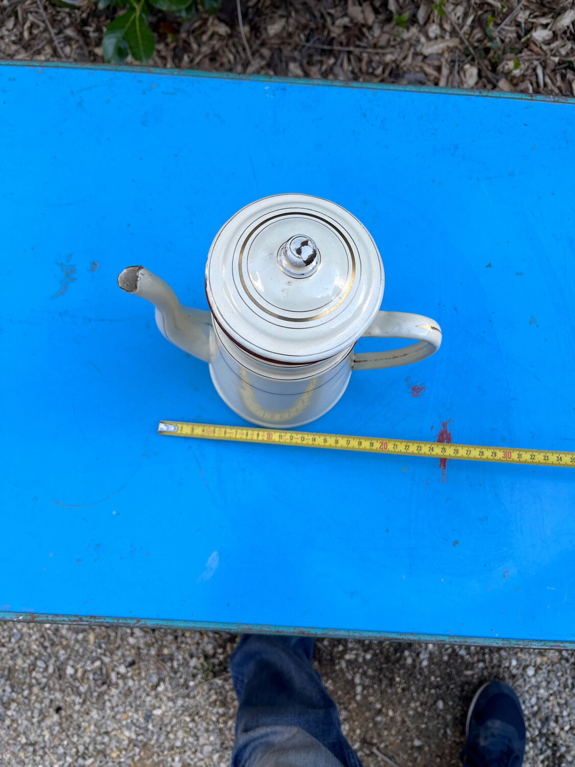 Enamelled coffee maker