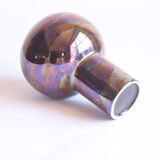 Metallic glaze ceramic vase, 1980s