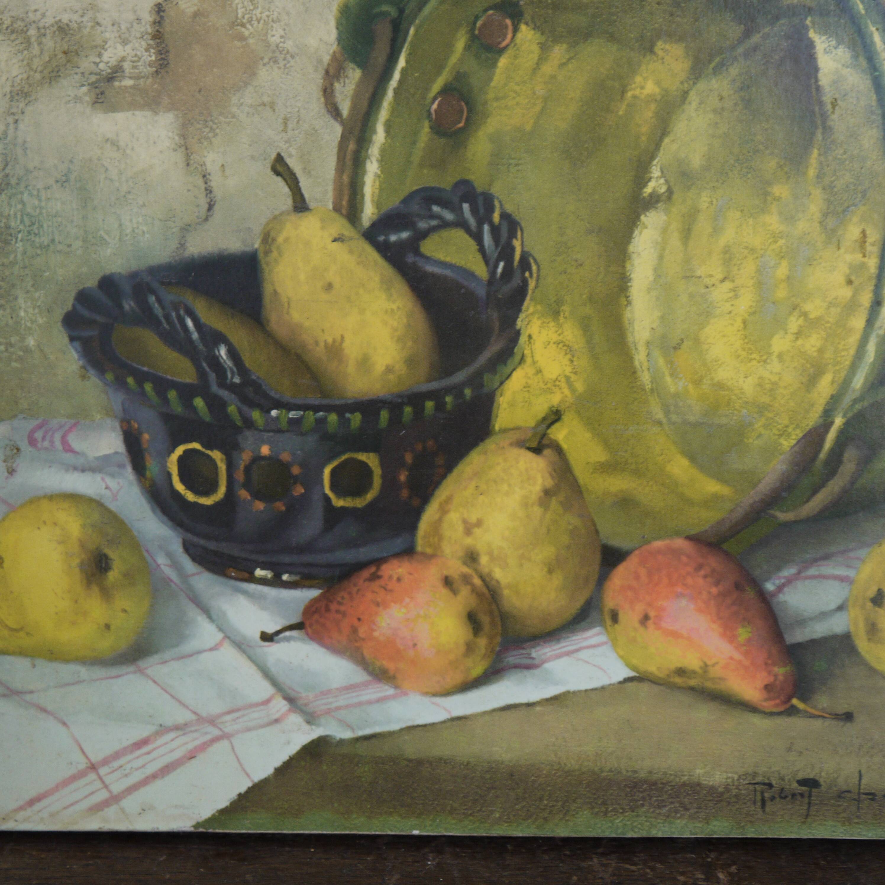 Painting Still life of lime robert