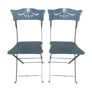 Lot de deux chaises de