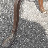 Table de bistrot ancienne dessus bois pieds fonte