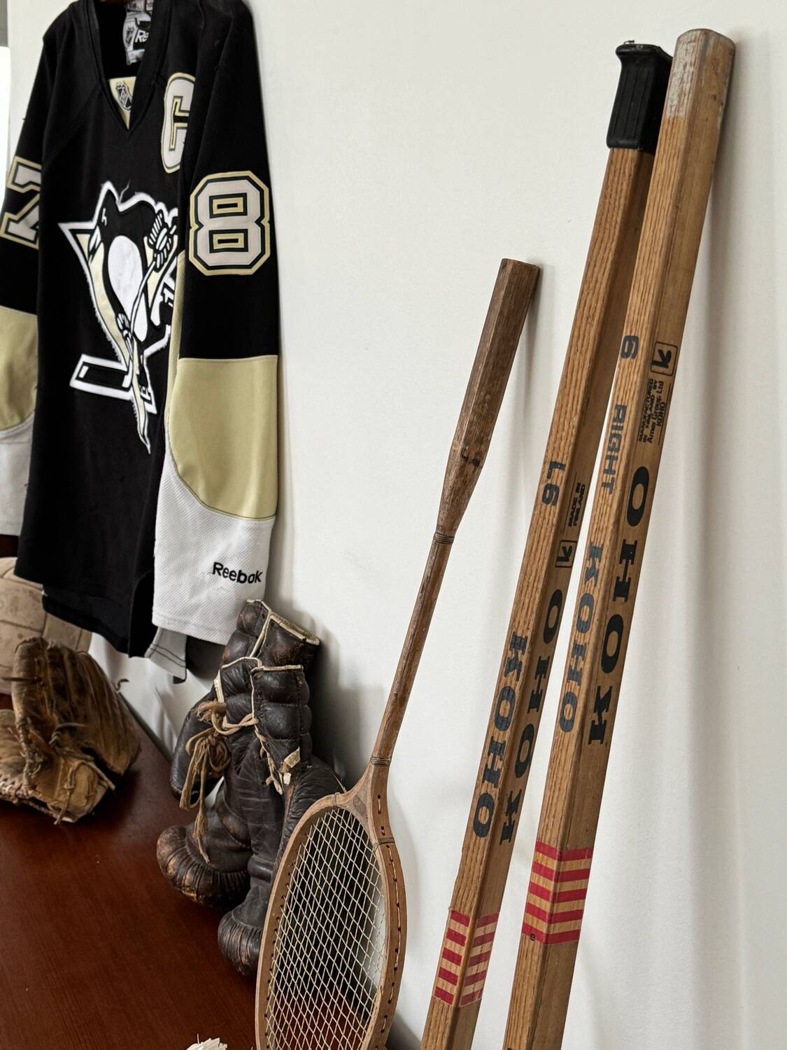 Vintage hockey stick