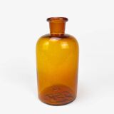 4 Amber Glass Apothecary Jars