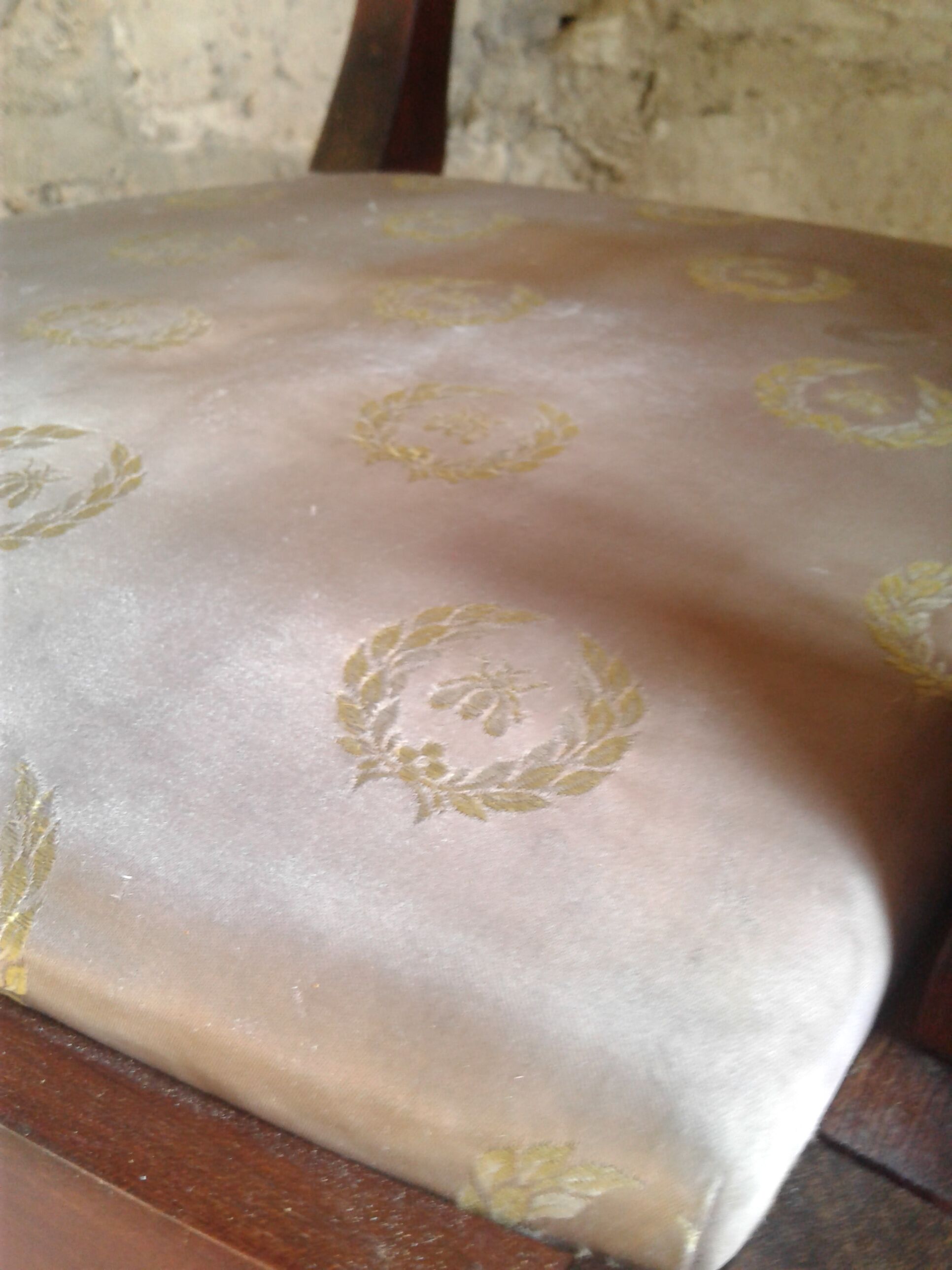 English colonial armchair in mahogany