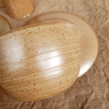 Coffee service tea chocolate stoneware village CNP France vintage