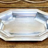 Bannette basket bread basket Art Deco silver metal Rosewood Christofle Alfenide