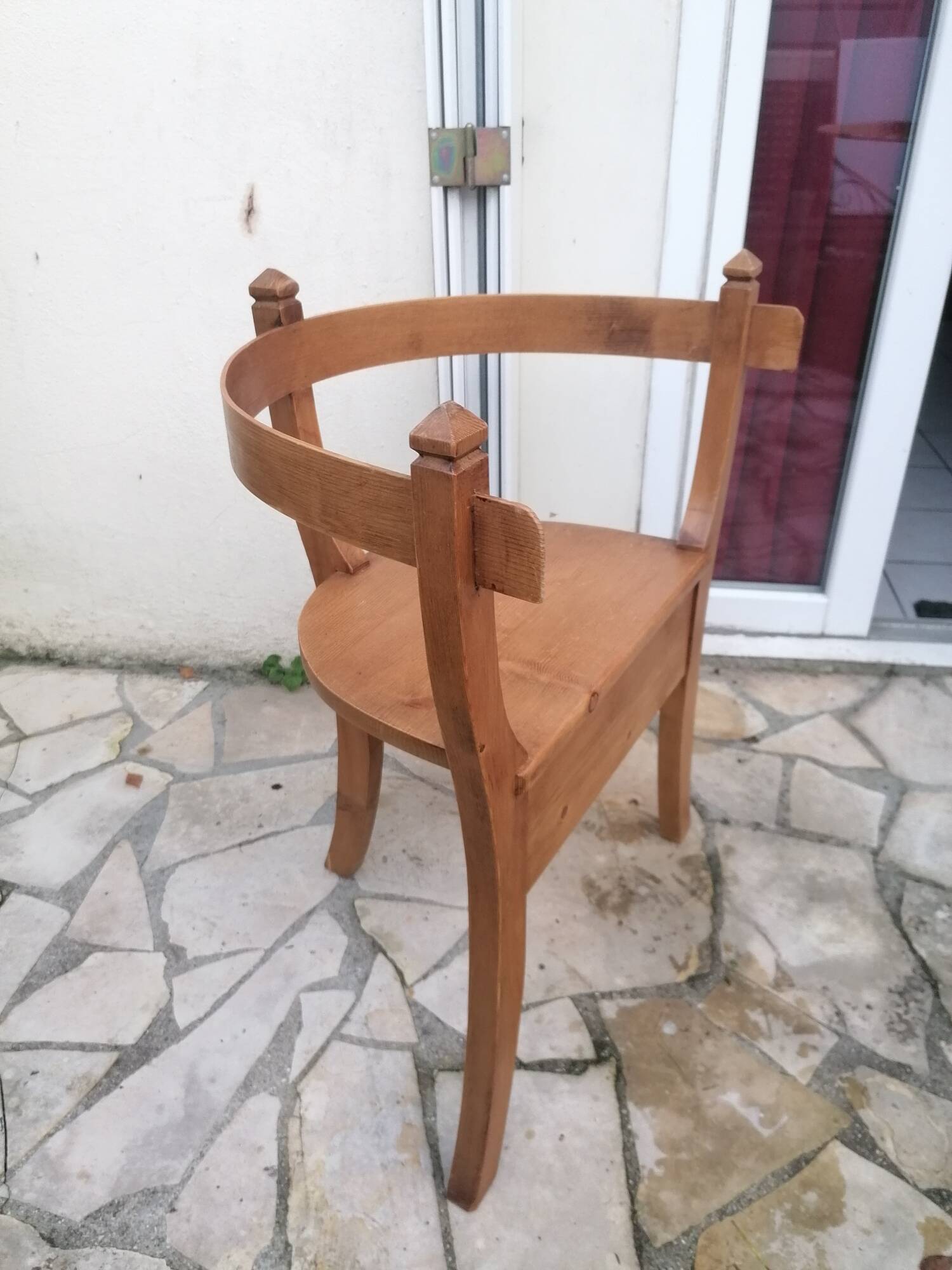 Chaise bois courbé
