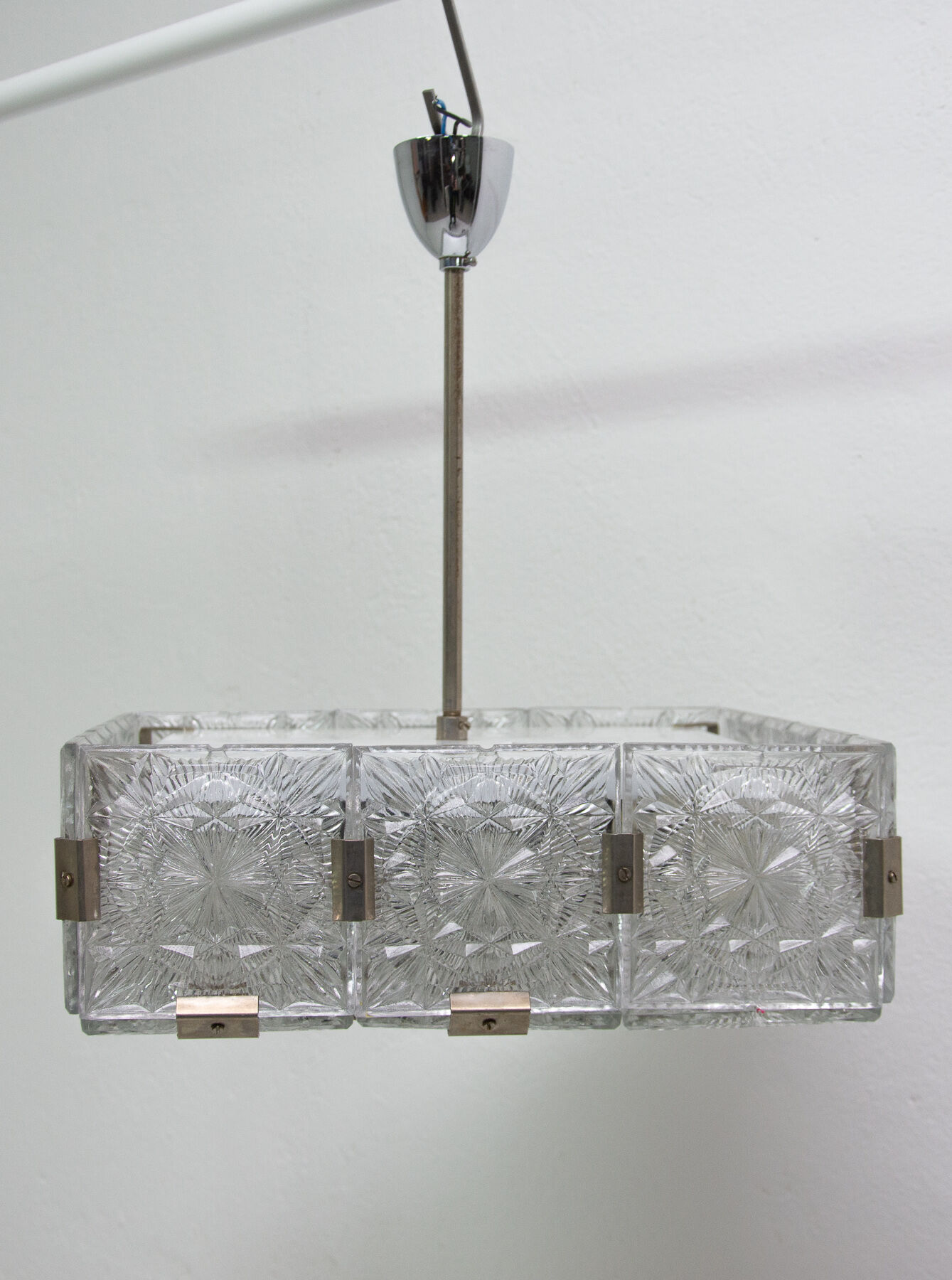 Hanging lamp by Kamenický Šenov, 1970