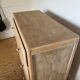 Vintage stripped solid pine chest of drawers