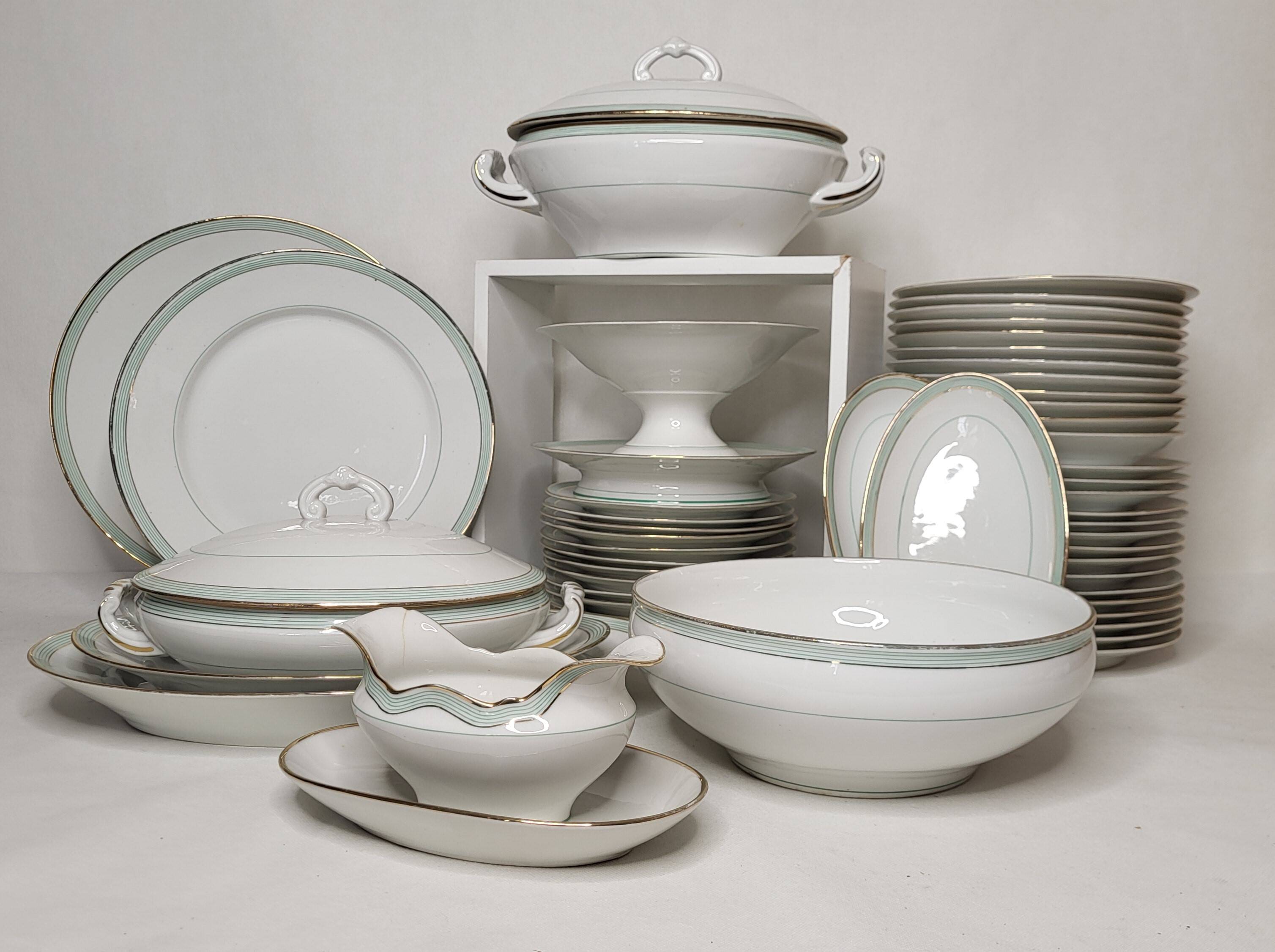 Porcelain dinner service 50 pieces