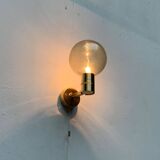 Swedish brass wall sconces from the mid-century by Hans-Agne Jakobsson for Hans-Agne Jakobsson Ab, Markaryd, 1960s, set of 2.