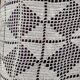 White cotton bed cover, Old crochet bed throw, white cotton bed cover