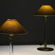 Pair of 1970s table or bedside lamps