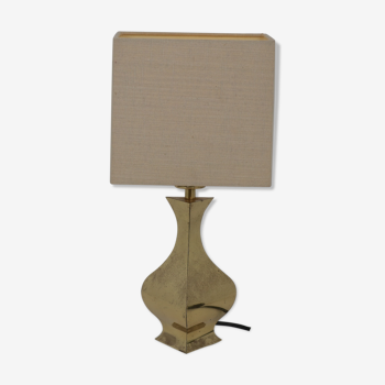 Brass table lamp, manufactured in France 1970