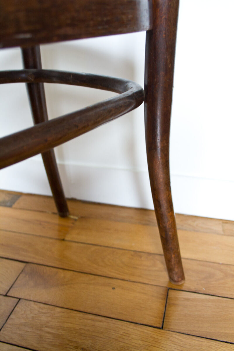 Paire de chaises bistrot cannées Thonet