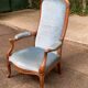 Fauteuil Voltaire Louis Philippe d'époque XIXe siècle