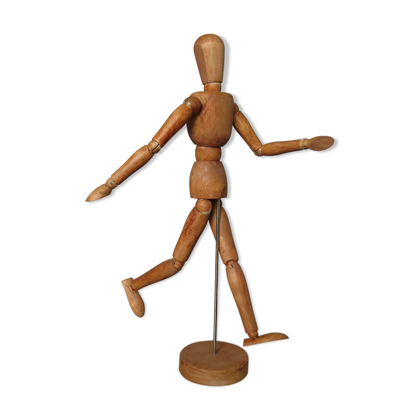 Articulated wooden mannequin 60s