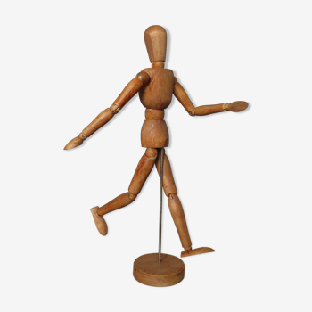 Articulated wooden mannequin 60s