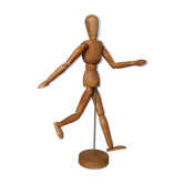 Articulated wooden mannequin 60s