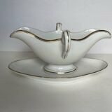 Saucière ancienne en porcelaine de Paris