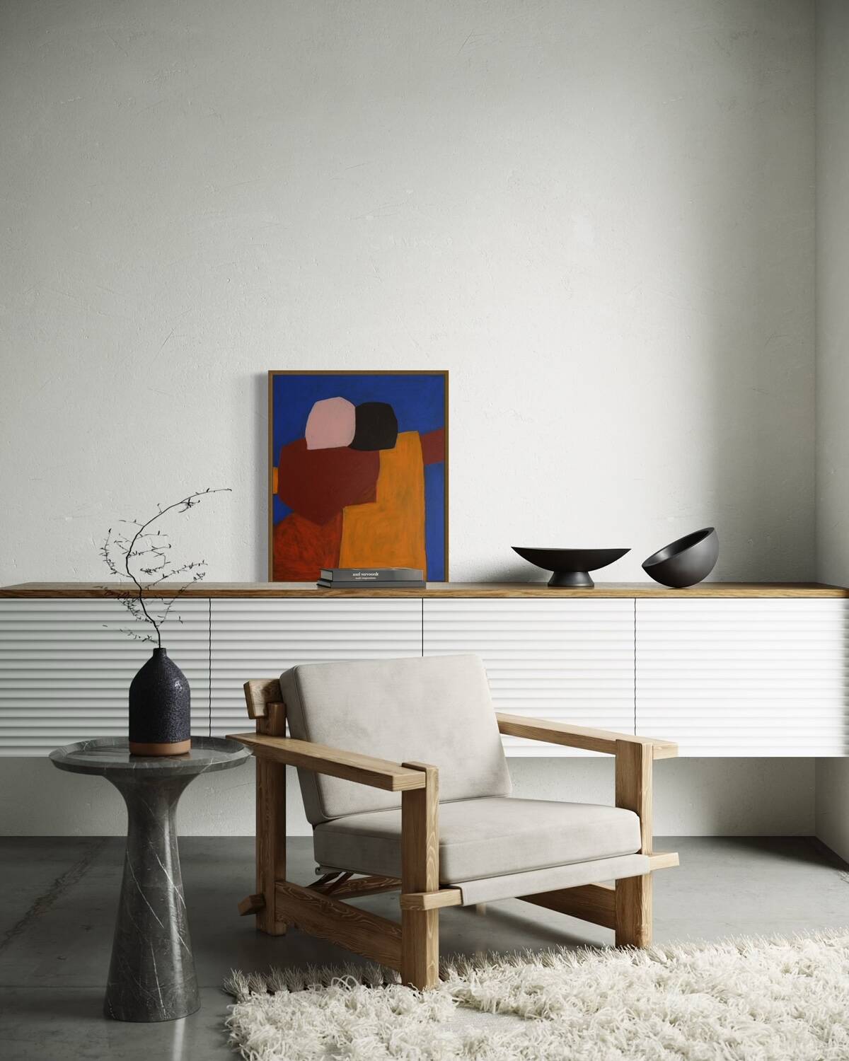 Figurative painting "come closer" by Bodasca