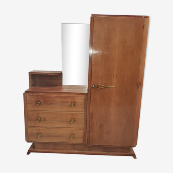 Chest of drawers asymmetrical wardrobe Art Deco