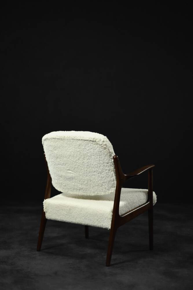 Vintage Scandinavian modern lounge chair in teak Domus by Inge Andersson for Bröderna Andersson.