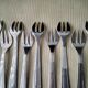 Box of 12 18 G silver-plated oyster forks