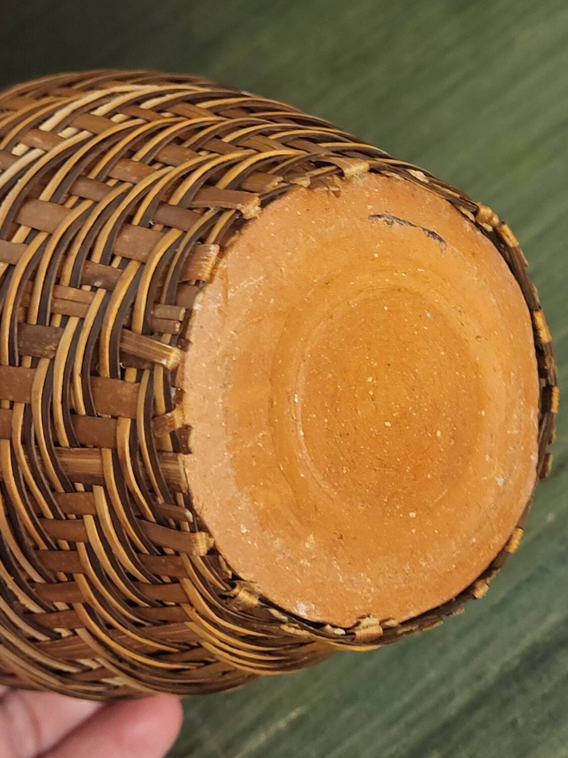 Rattan bottle