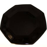 6 black Arcoroc "Octime" dinner plates (set 2)