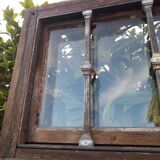 Double entrance door 227x142.2cm oak multi-point lock and its frame