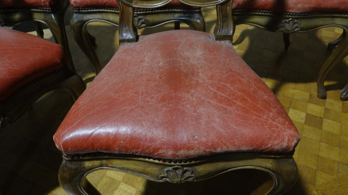 Six chairs Venetian era 1900