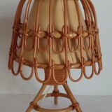 Bamboo bedside lamp