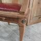 cabriolet de bureau en cuir