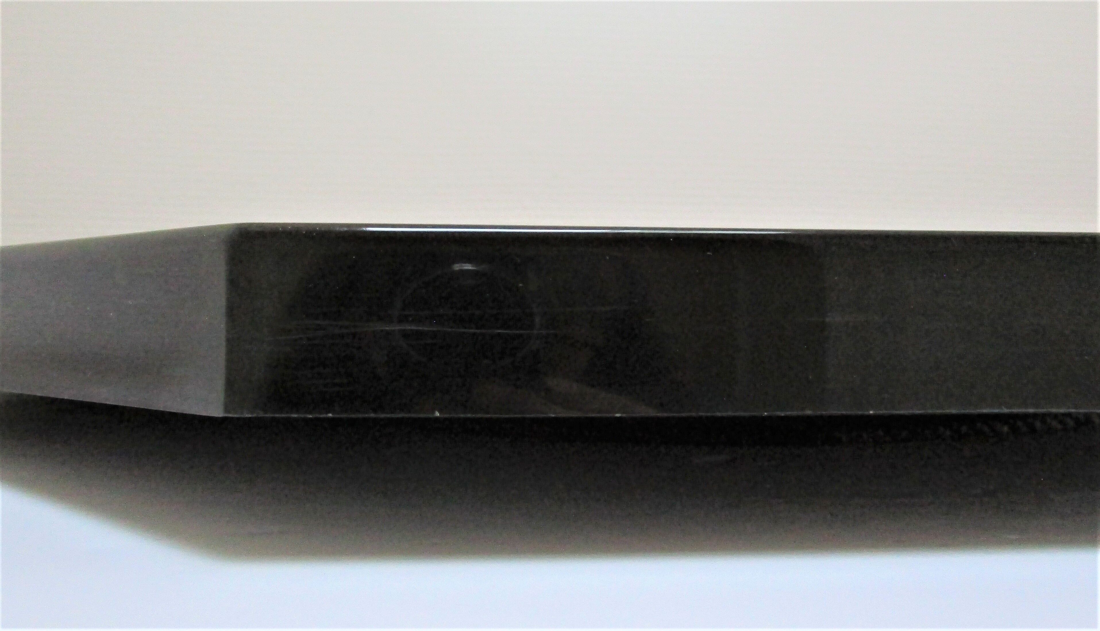 Octagonal wooden mirror by Jean-Claude Mahey