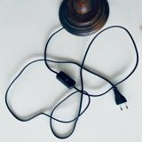 Turned wooden chalet lamp