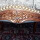 Louis XV style upholstered stool