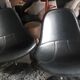 Ikea Tirup Black Leather Armchairs