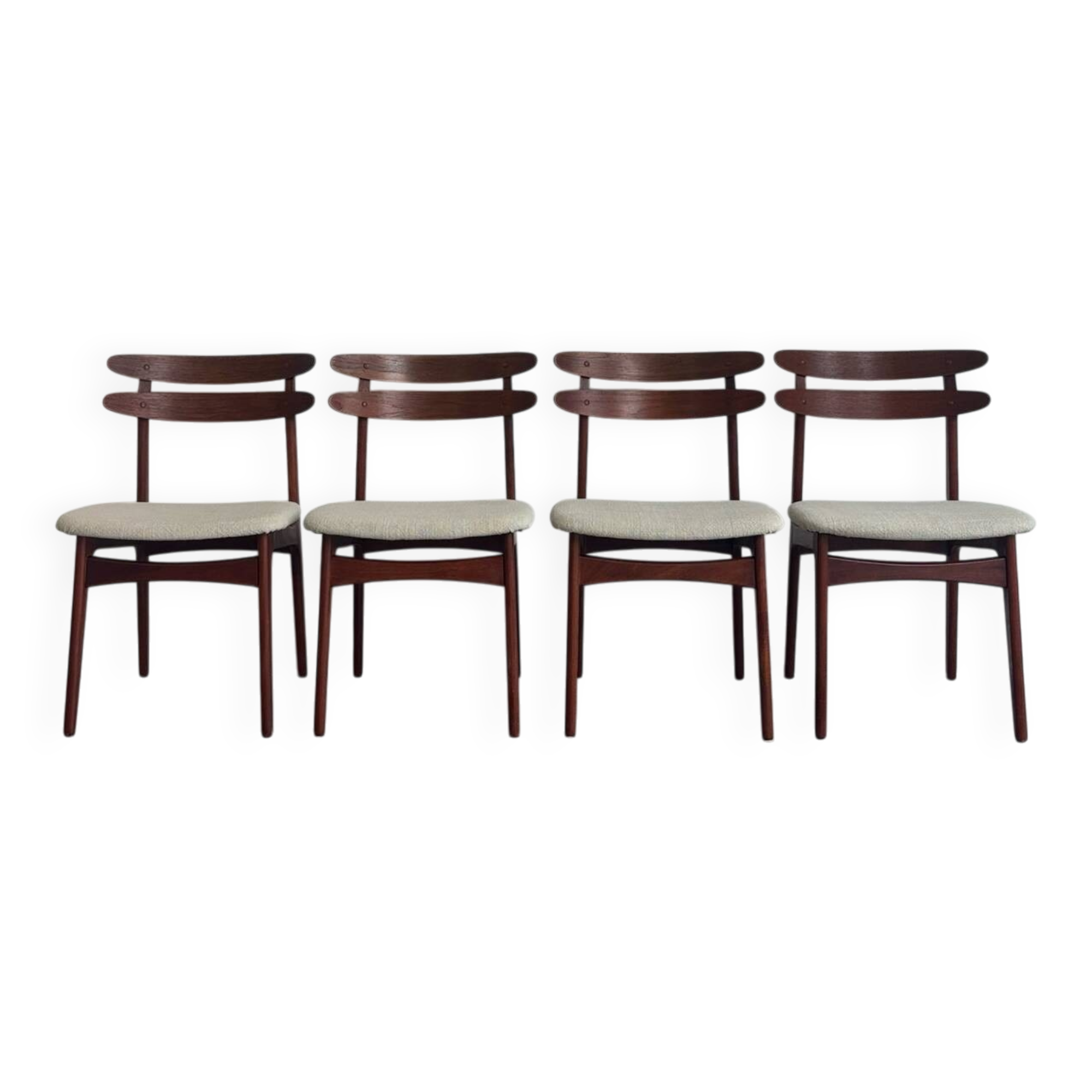 Vintage Danish dining chairs teak