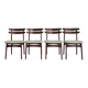 Chaises de salle à manger danoises vintage en teck