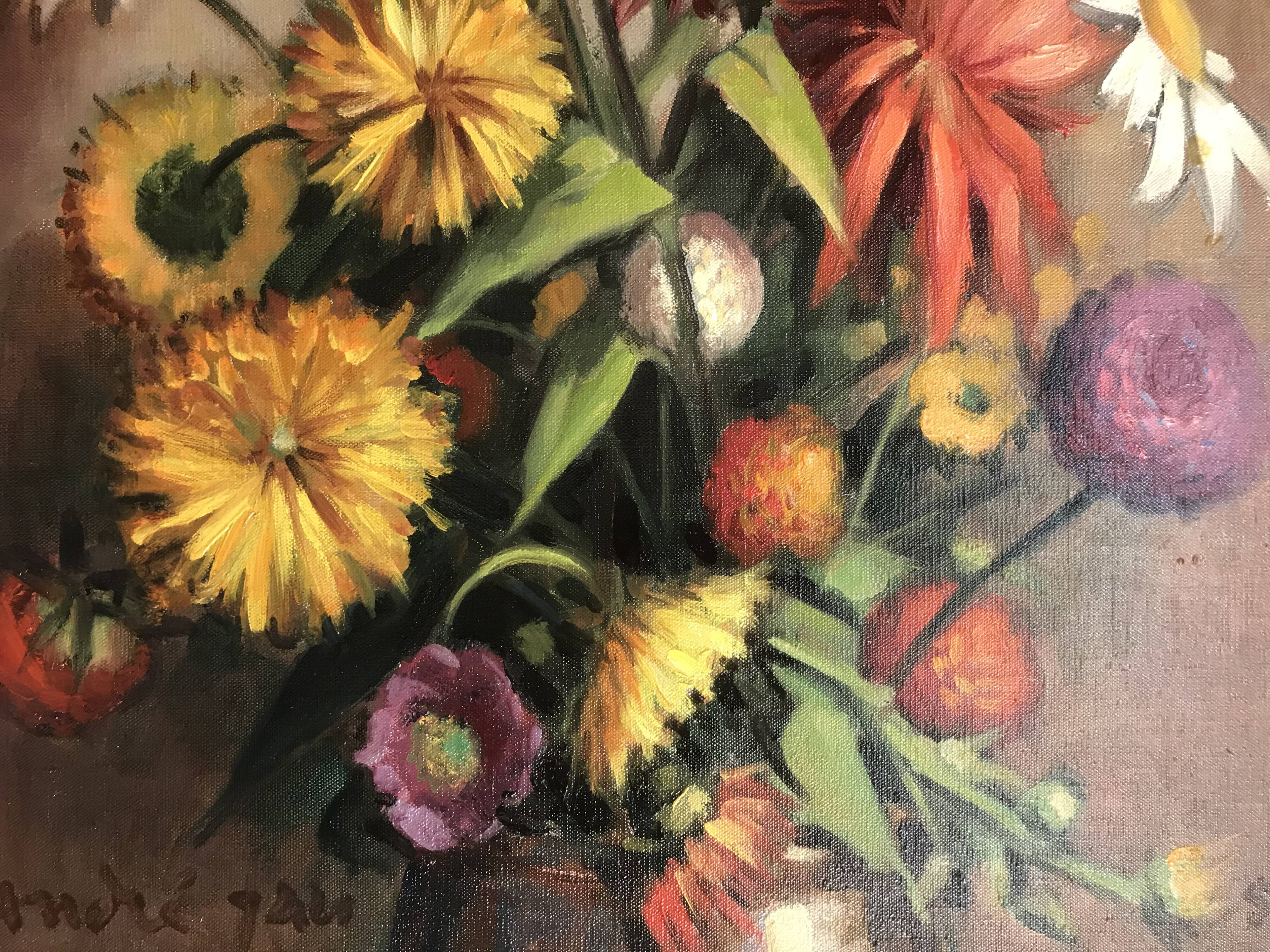 André Fau Flower Bouquet 1957