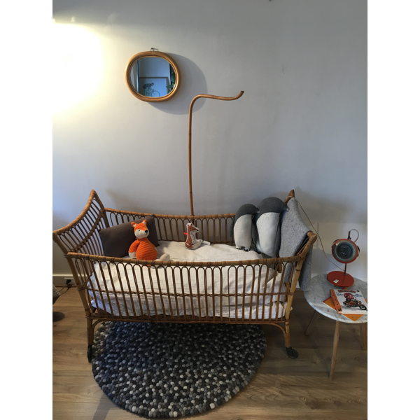 Lit Bebe Rotin Vintage Avec Sa Fleche Selency Lit Bebe Rotin Vintage Avec Sa Fleche Selency