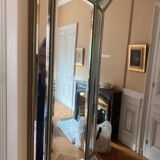 Hexagonal art deco mirror
