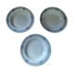 Assiettes creuses porcelaine sarreguemines carina